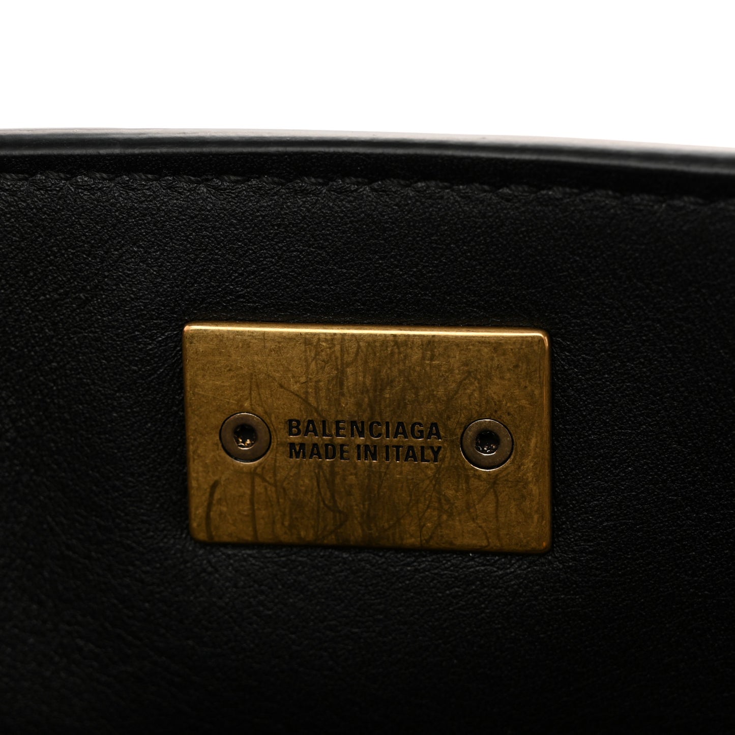 Natural Smooth Calfskin Medium Rodeo Top Handle Handbag Black