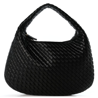Bottega Veneta Supple Nappa Intrecciato Padded Medium Veneta Hobo Black 1 of 10