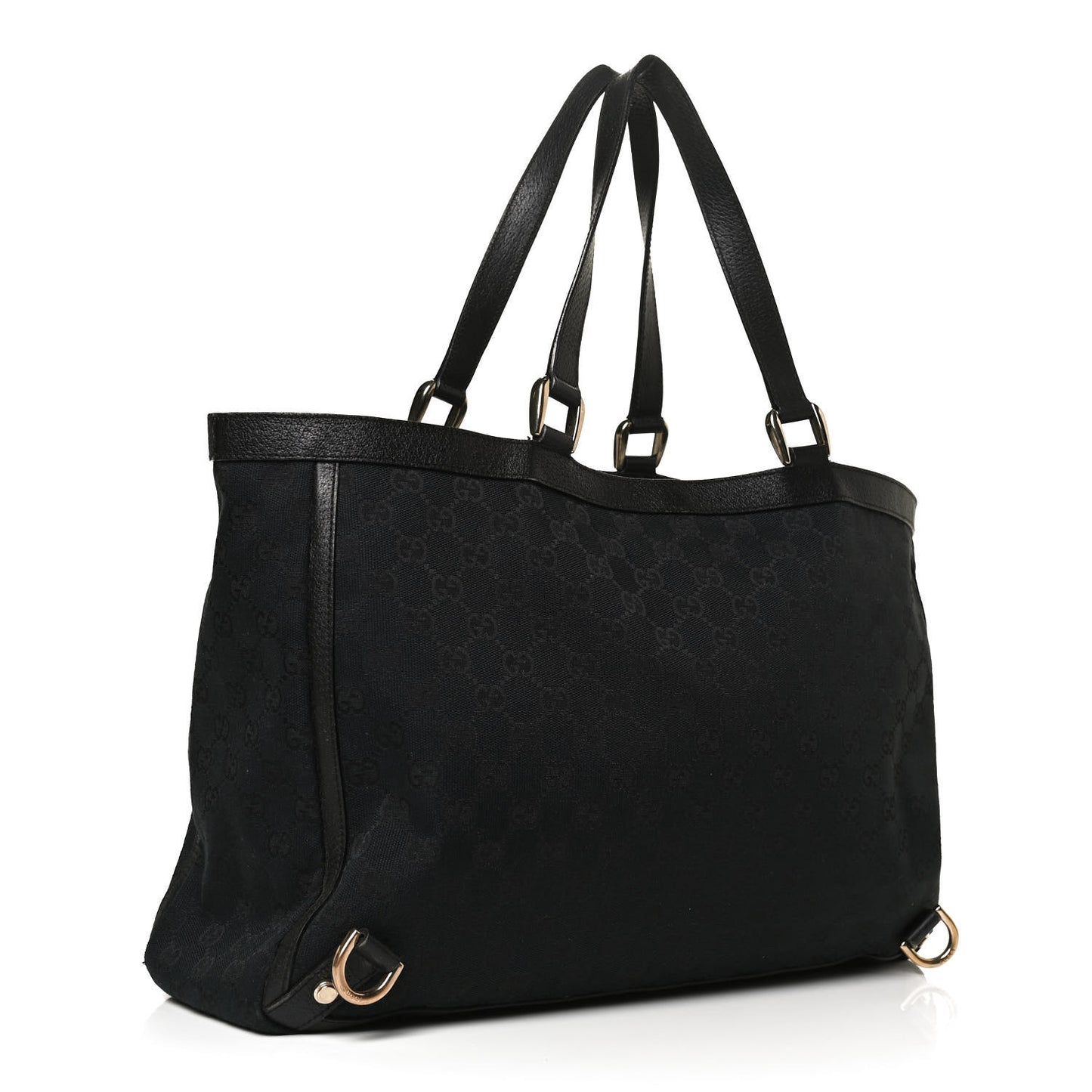 Monogram Large Abbey Tote Black