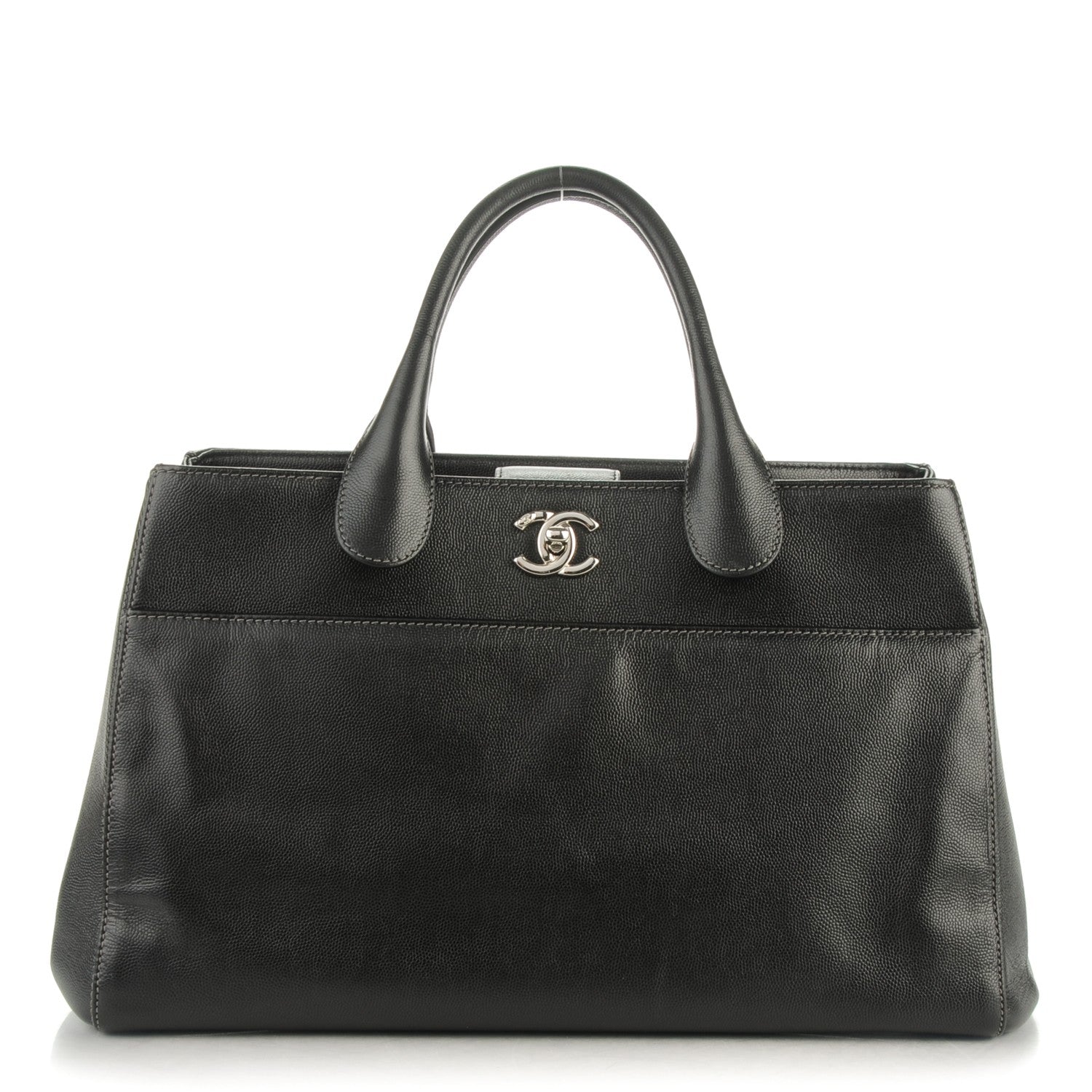 Chanel Caviar Medium Cerf Executive Shopper Tote Black 1 of 7