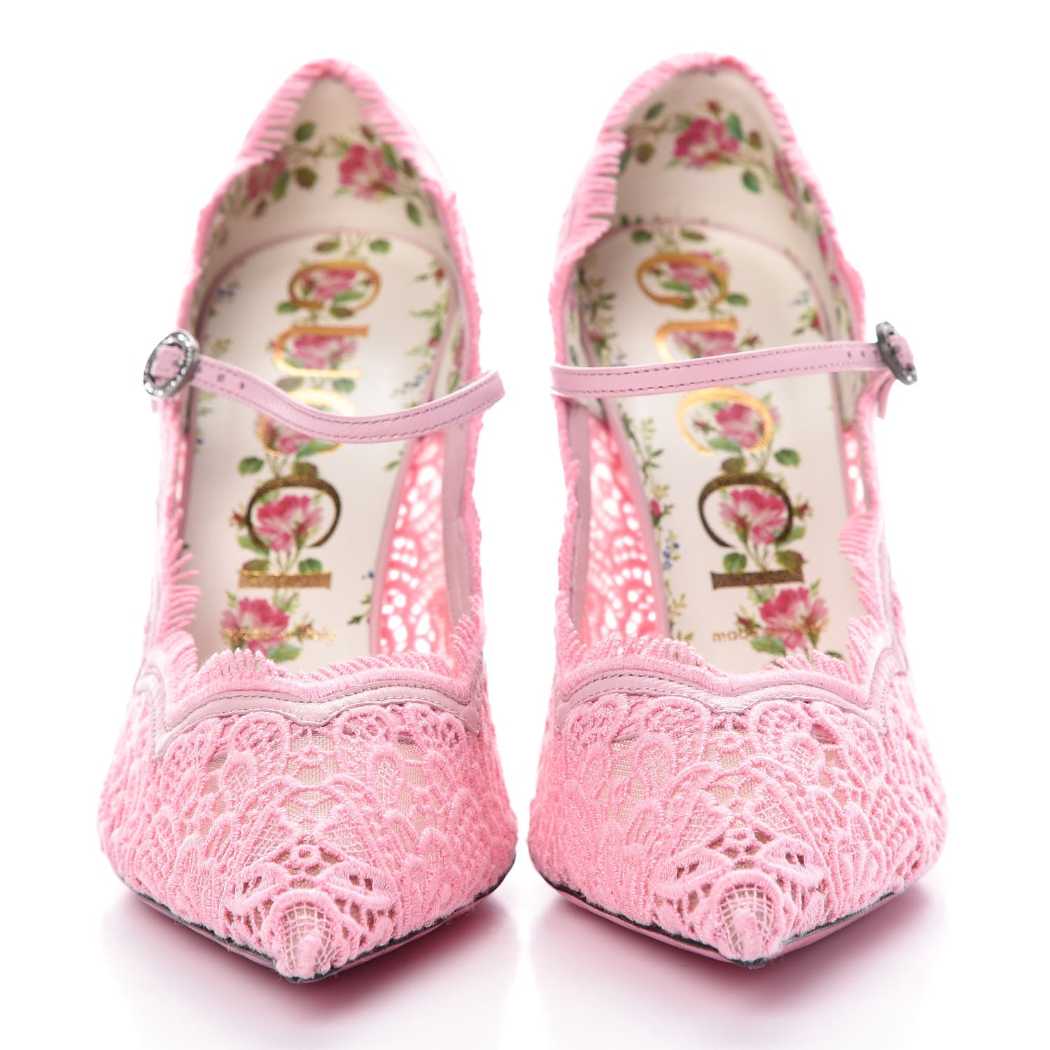 Gucci Lace Pizzo Venice 40 Soft Pink 2 of 10