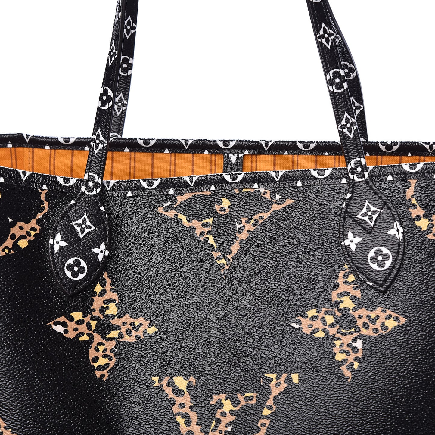 Monogram Giant Jungle Neverfull MM Black