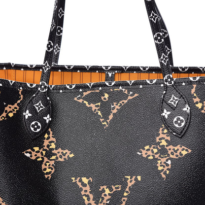 Louis Vuitton Monogram Giant Jungle Neverfull MM Black 12 of 12