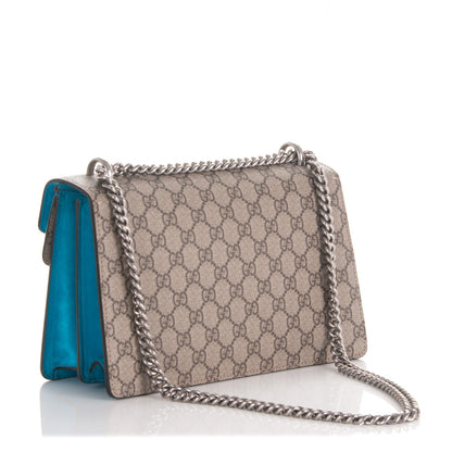 Gucci GG Supreme Monogram Small Dionysus Shoulder Bag Bright Turquoise 4 of 8