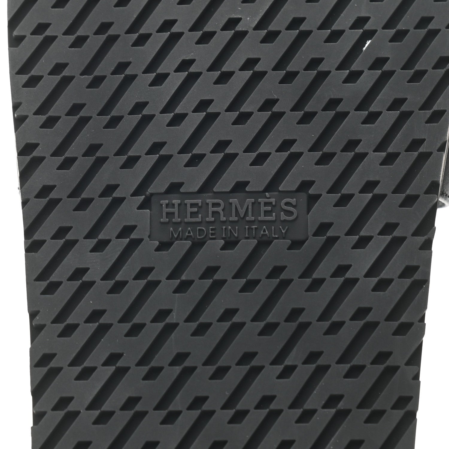 Hermes Calfskin Mens Biarritz Sandals 43 Black 6 of 7