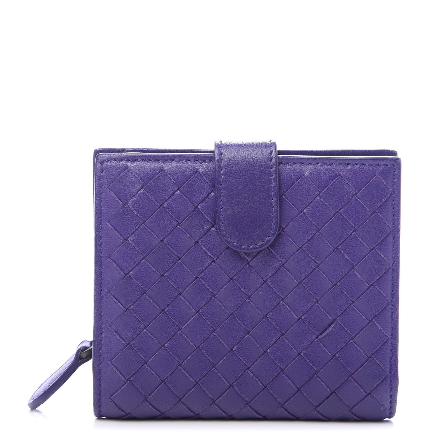 Nappa Intrecciato Mini Wallet Anemone