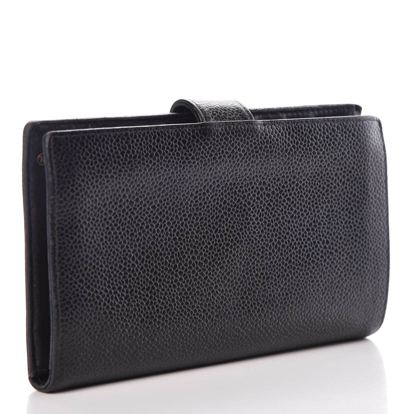 Caviar Timeless CC French Wallet Black