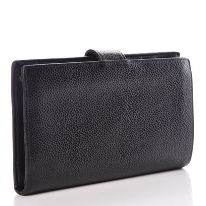 Chanel Caviar Timeless CC French Wallet Black 3 of 16