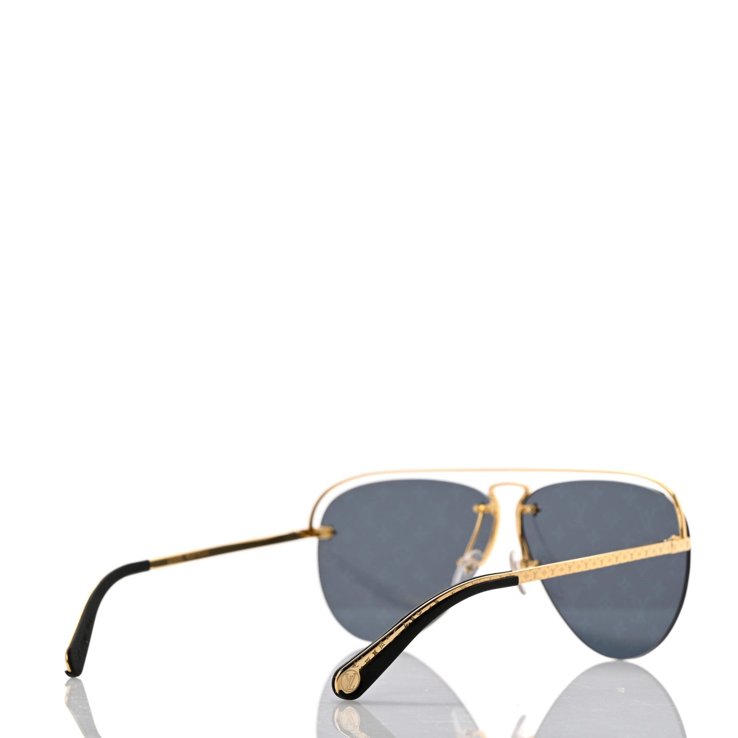 Metal Monogram Grease Sunglasses Z1172W Dark Gun