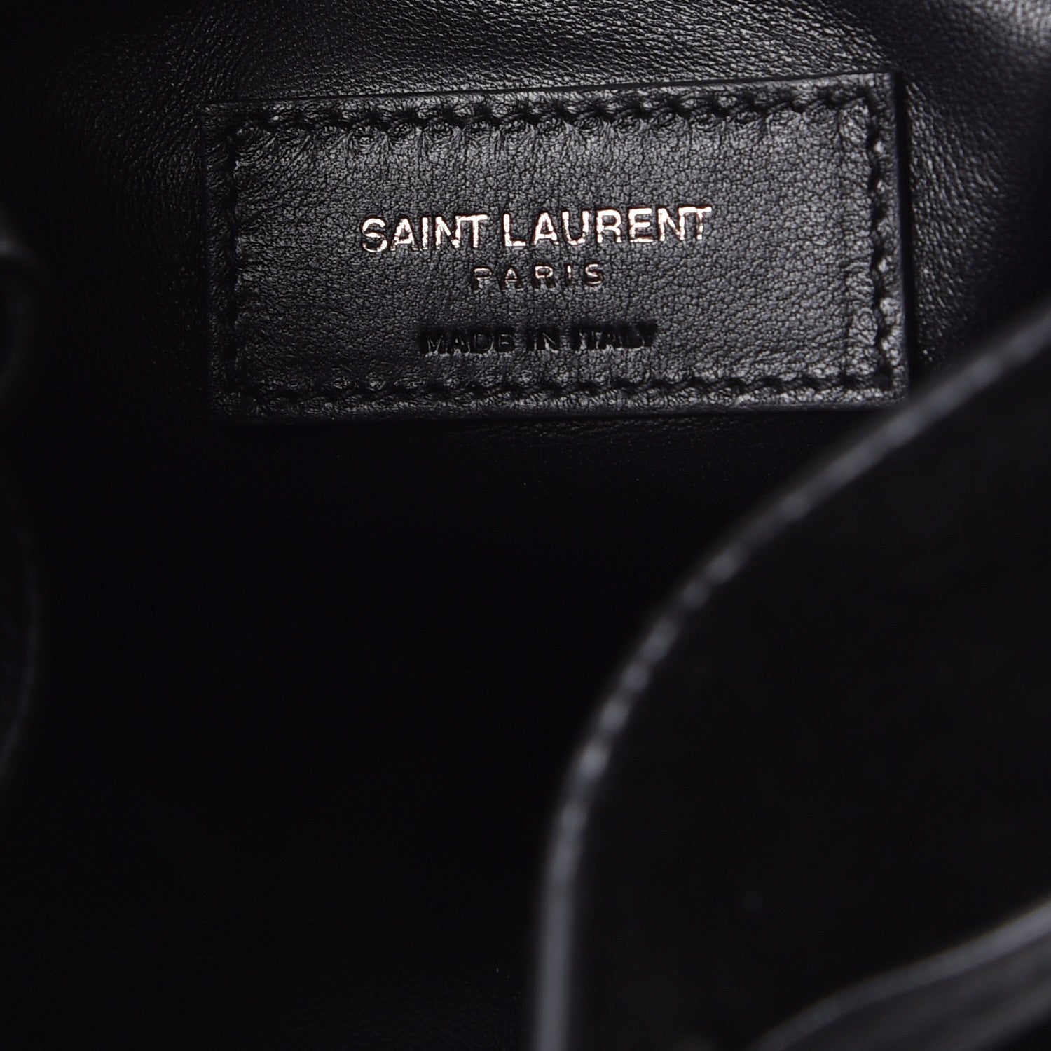 Saint Laurent Suede Small Anja Bucket Bag Black 7 of 10