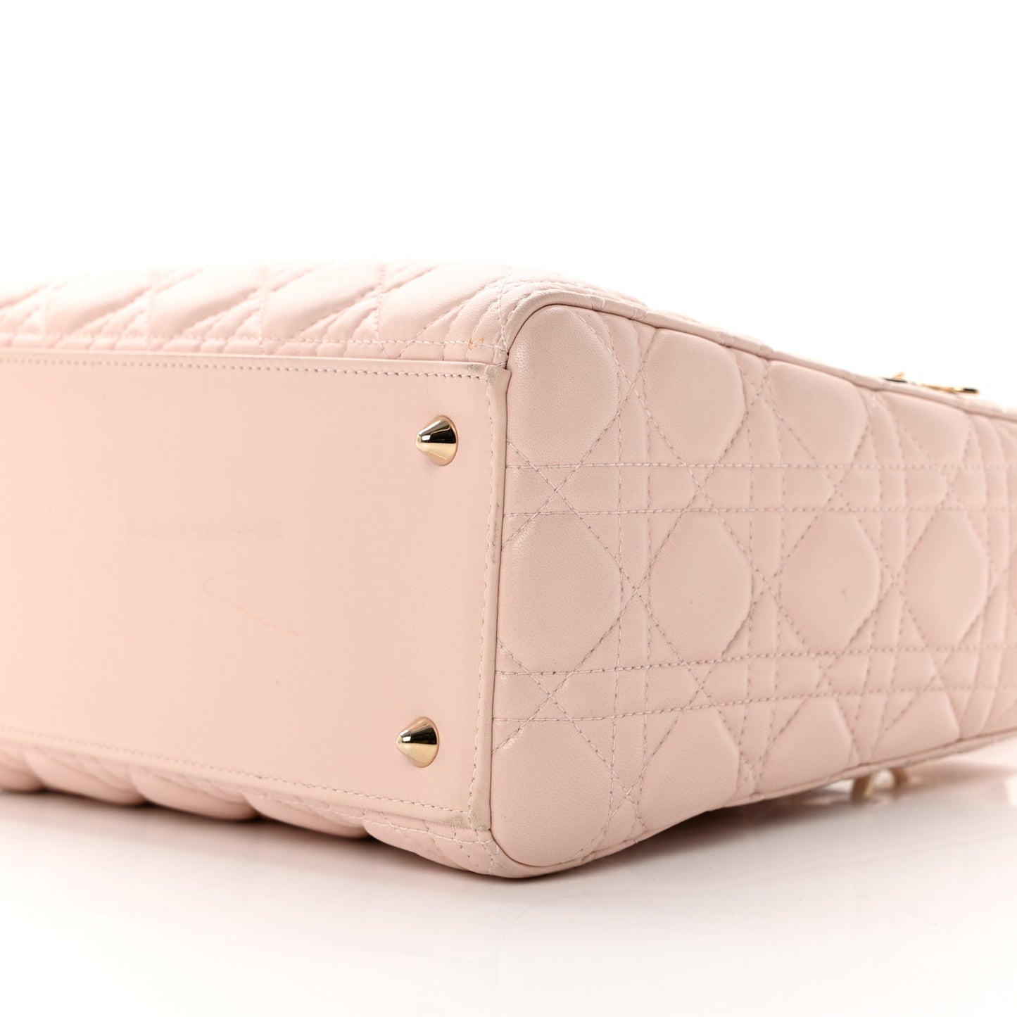 Lambskin Cannage Medium Lady Dior Light Pink