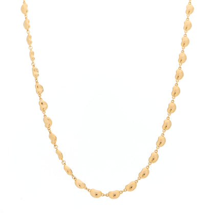 Tiffany 18K Rose Gold Mini Elsa Peretti Bean Link Necklace 1 of 5