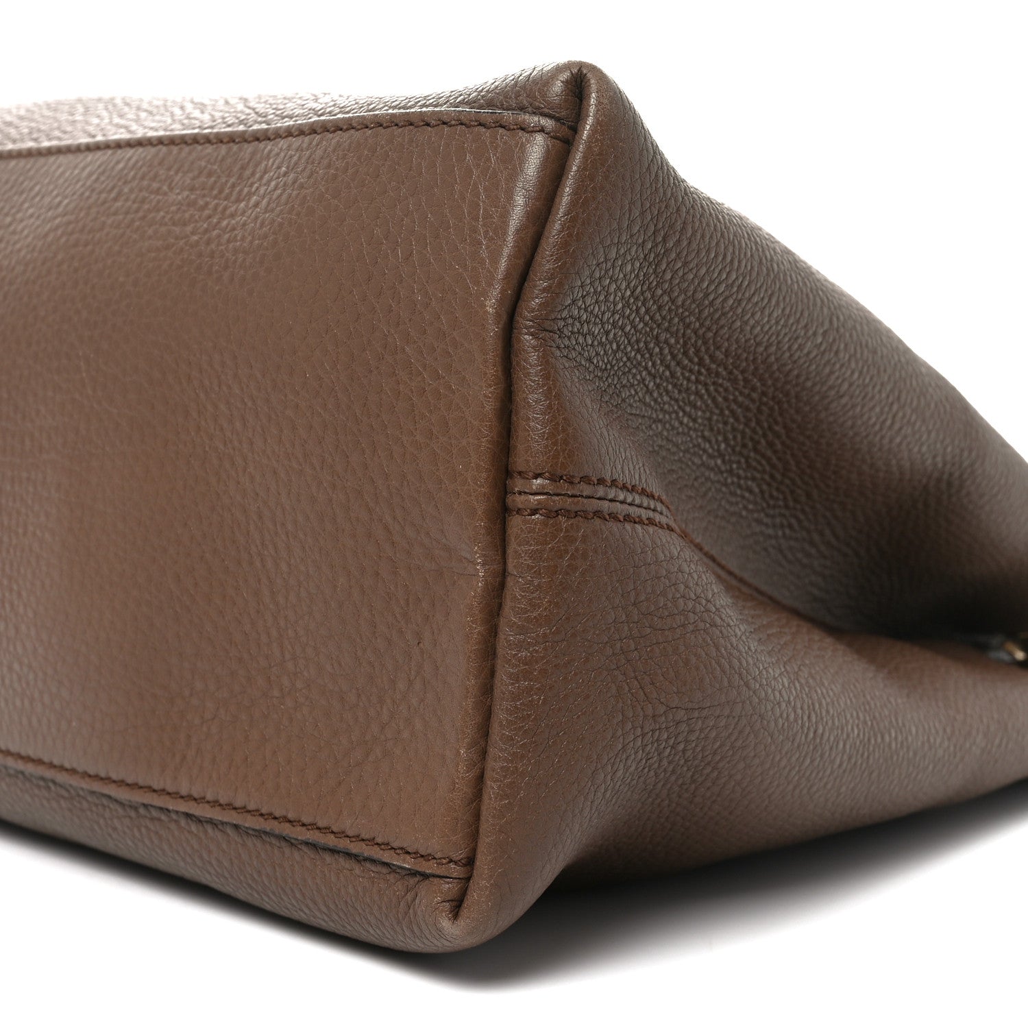 Gucci Pebbled Calfskin Medium Soho Chain Shoulder Bag Maple Brown 10 of 10