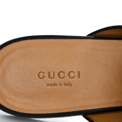 Gucci Calfskin Womens Princetown Slippers 40 Black 8 of 9