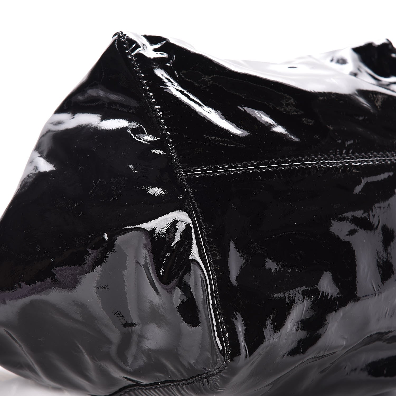 Jimmy Choo Patent Lola Oversized Tote Black 7 of 8