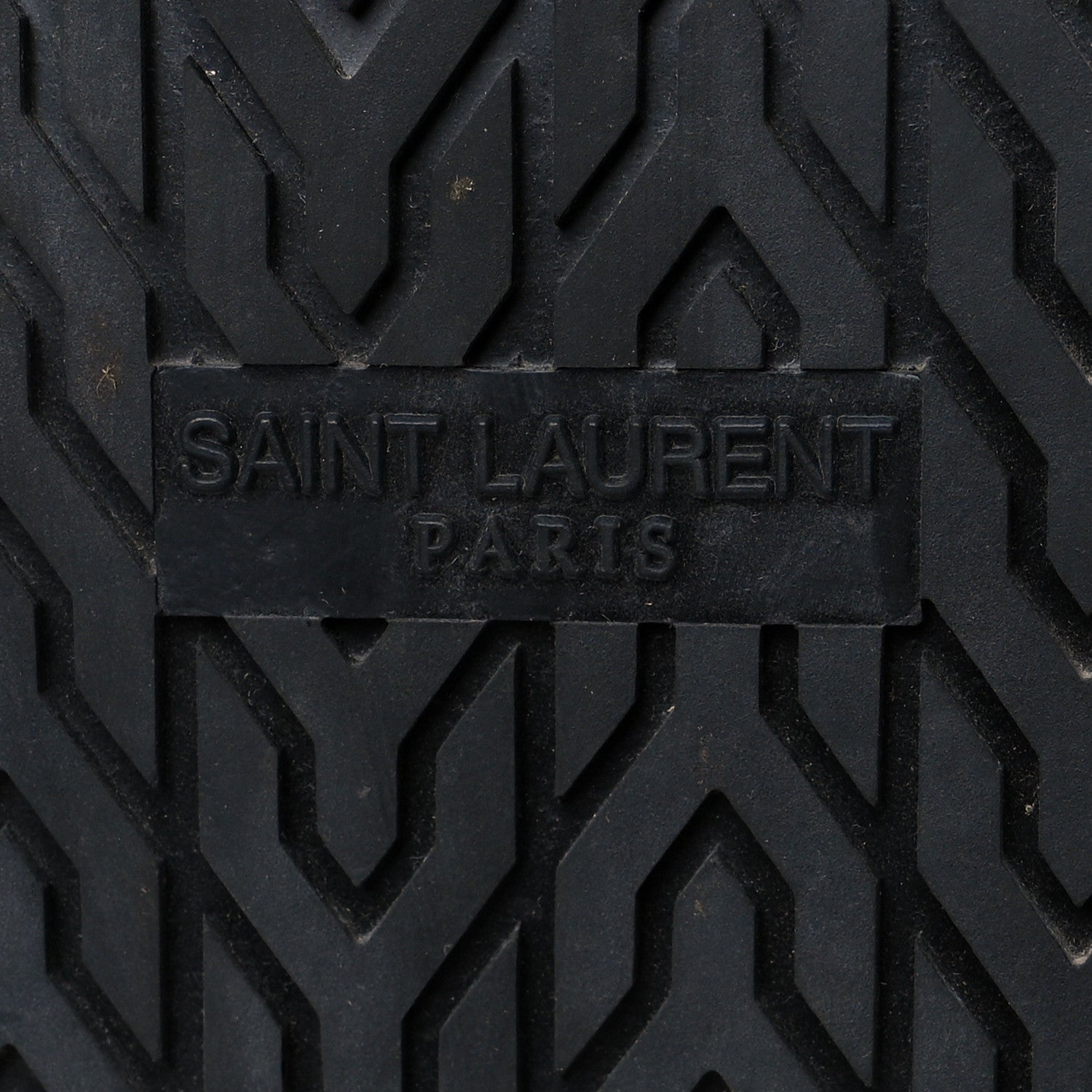 Saint Laurent Calfskin Jimmy Cross Slides 36 Black 8 of 10