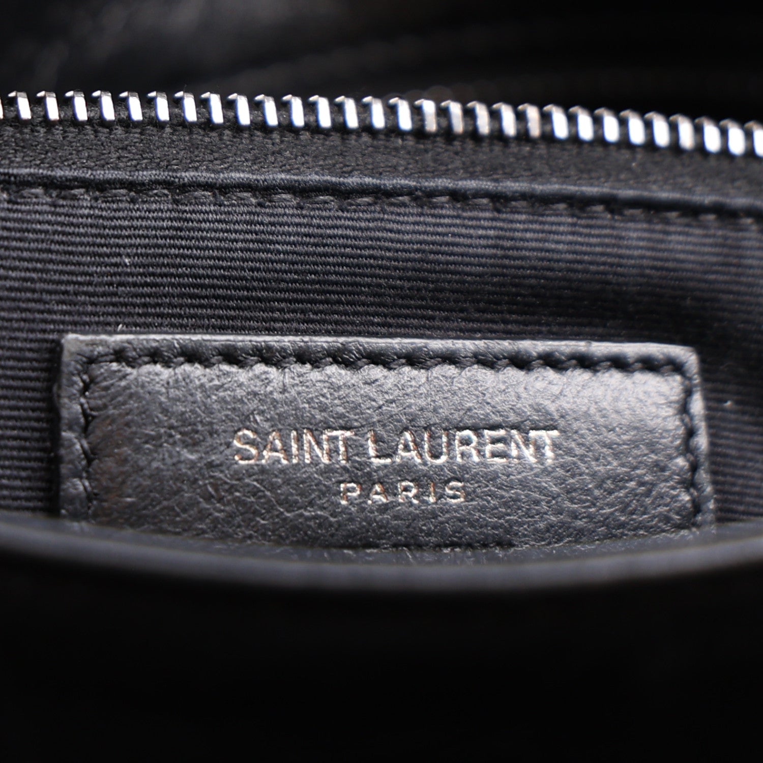 Saint Laurent Crinkled Calfskin Matelasse Monogram Medium Niki Chain Satchel Storm 5 of 9