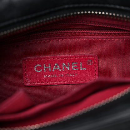 Chanel Aged Calfskin Quilted Small Gabrielle Hobo Black 6 of 17