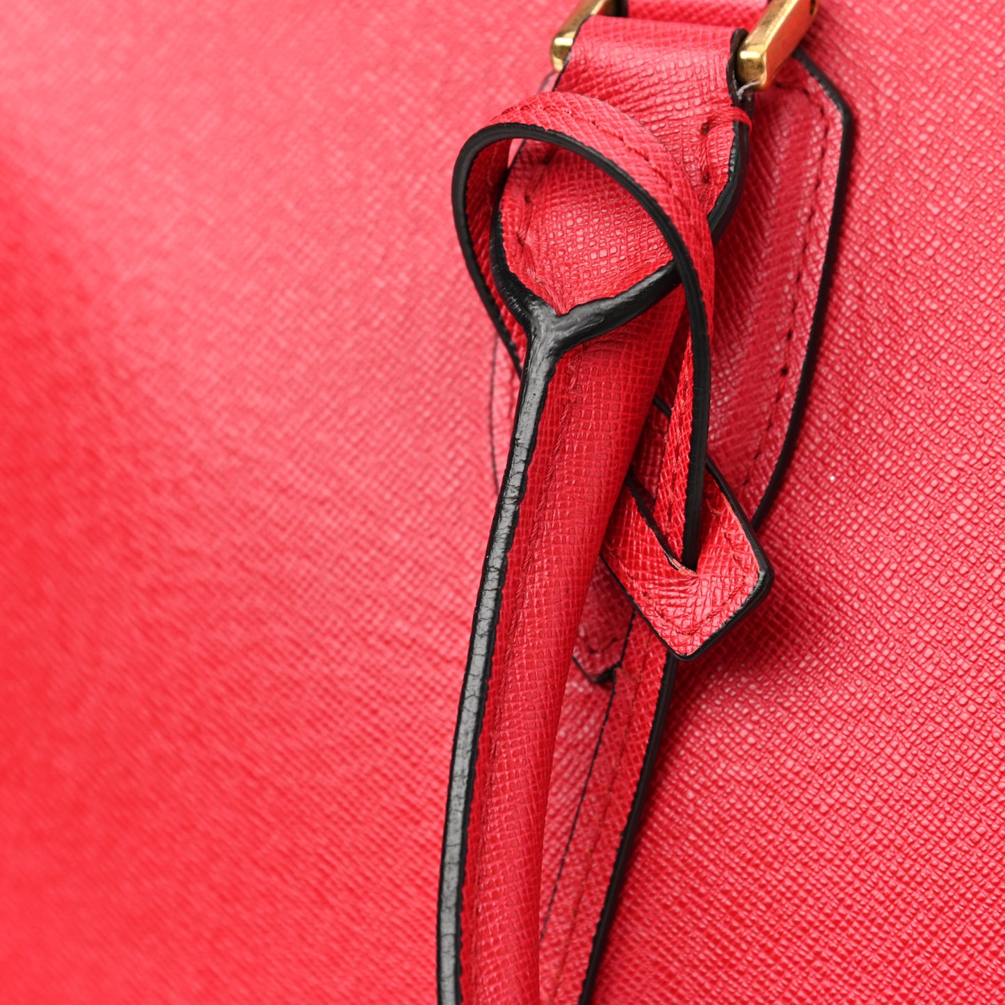 Saffiano Heroine Open Tote Red