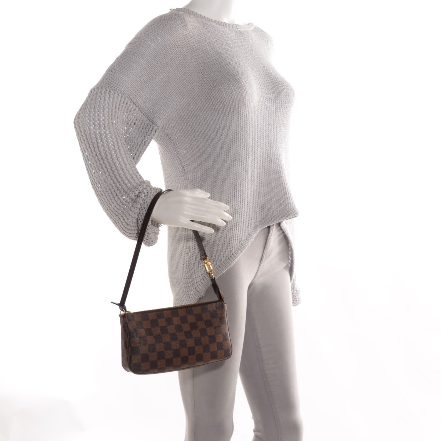 Louis Vuitton Damier Ebene Pochette Accessories NM 2 of 7