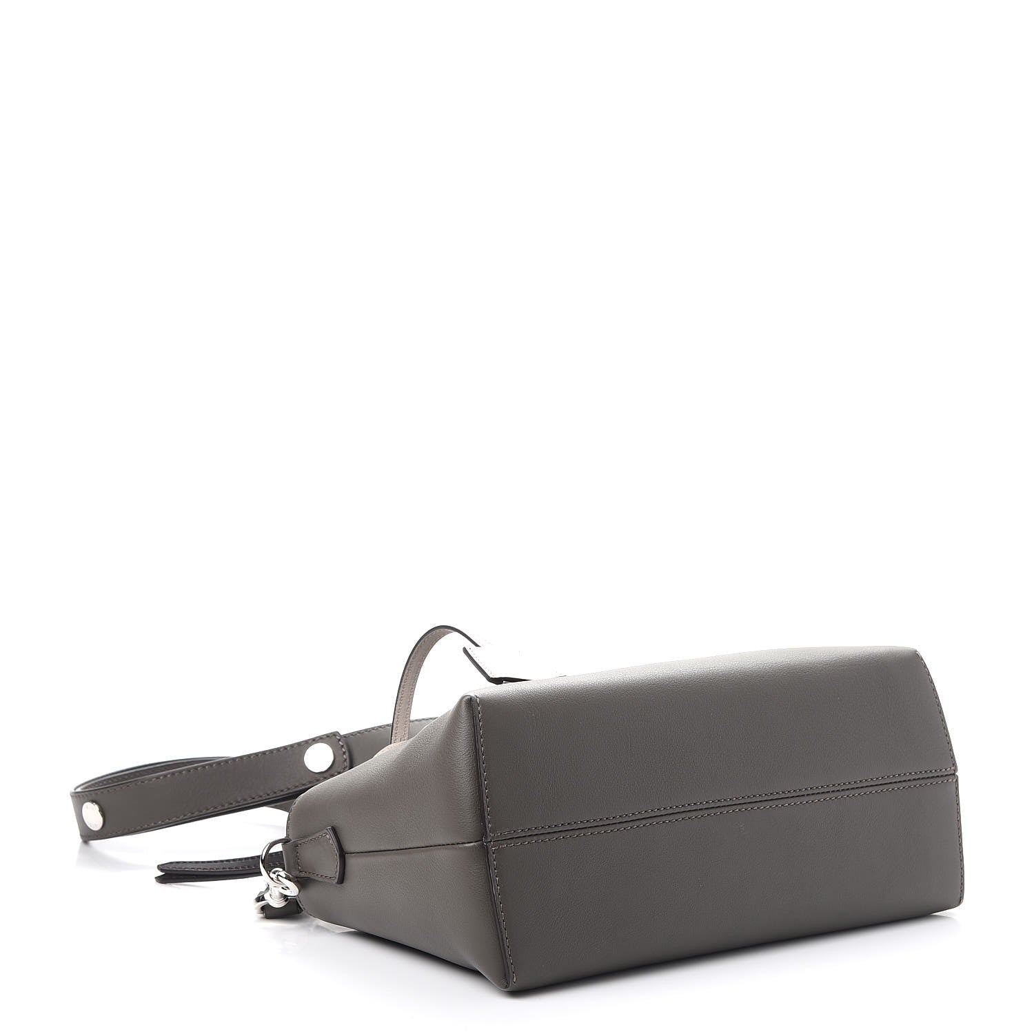 Fendi Vitello Dolce 4 Color Medium By The Way Boston Bag Carbone Grigio Polvere Multicolor 4 of 7