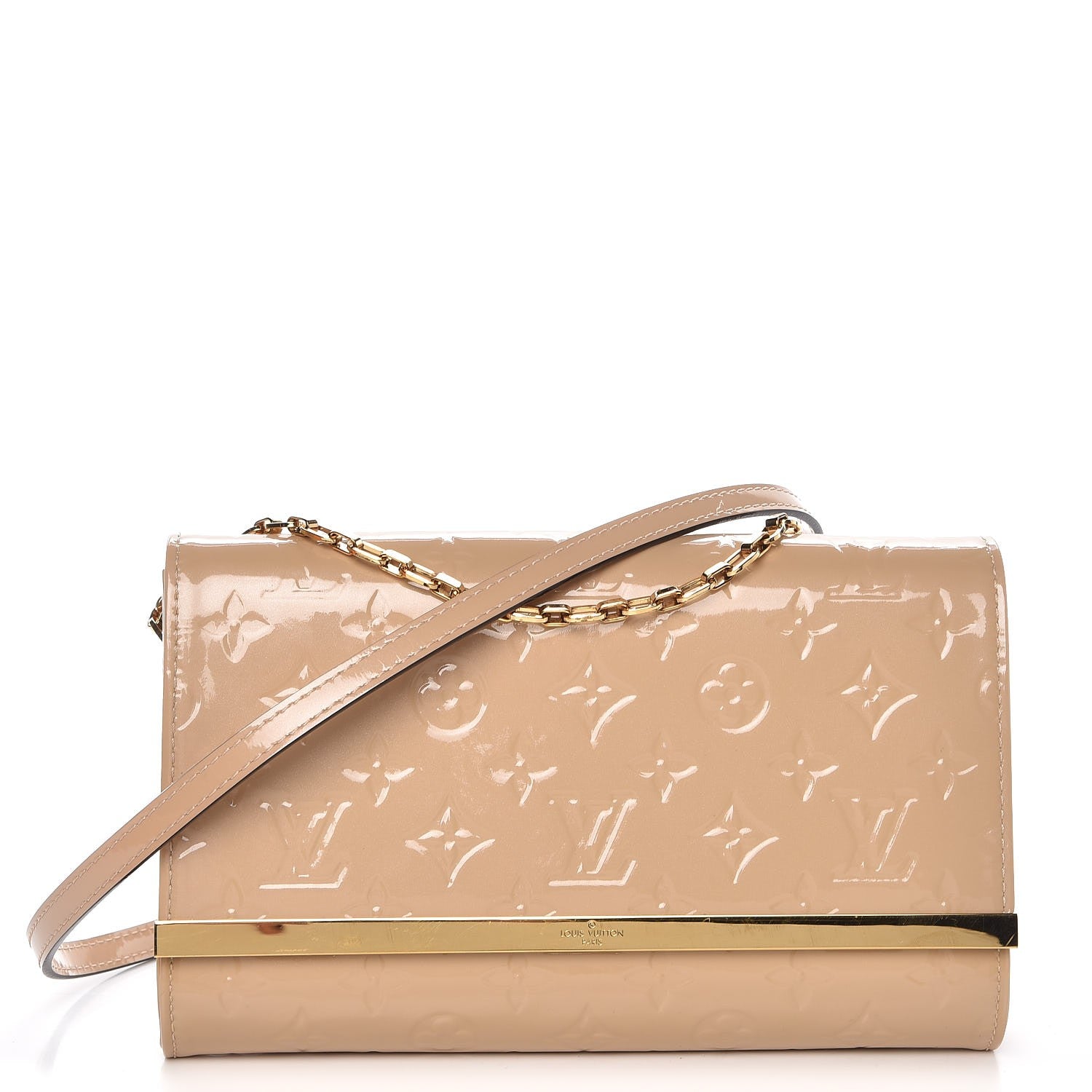Louis Vuitton Vernis Ana Clutch Dune 1 of 7