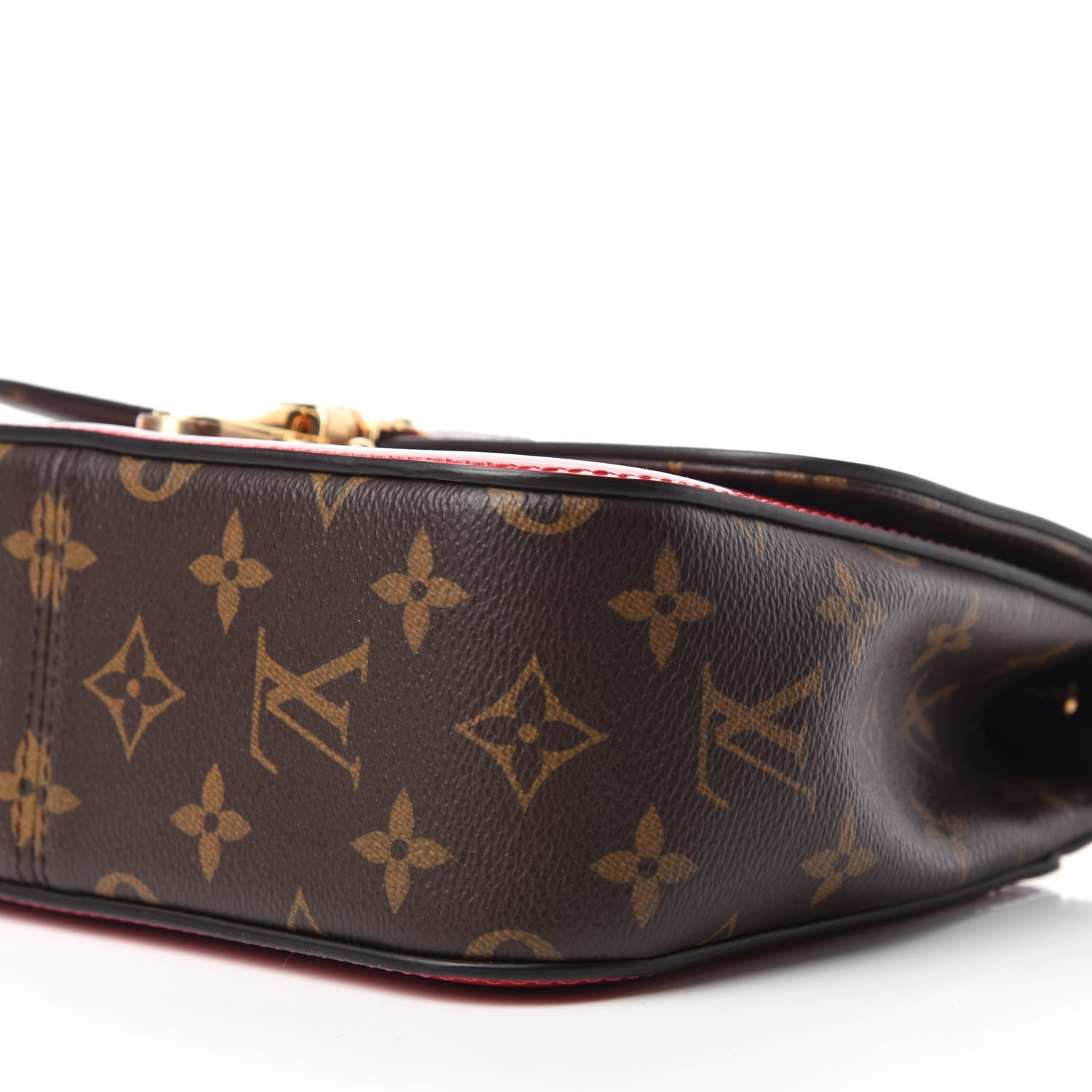 Louis Vuitton Patent Calfskin Monogram Cherrywood BB Scarlet 7 of 11