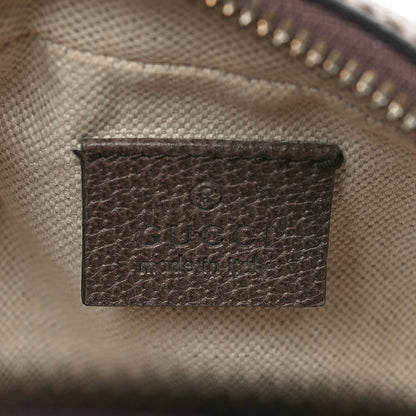 Gucci GG Supreme Monogram Textured Dollar Calfskin Web Mini Ophidia Basketball Shaped Shoulder Bag Beige Ebony New Acero 6 of 9