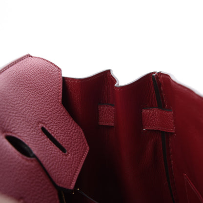 Hermes Togo Birkin 35 Rouge Grenat 12 of 36