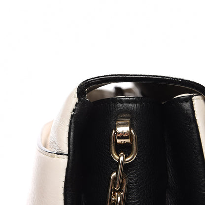 Christian Dior Calfskin Large Diorling Black Latte 11 of 12