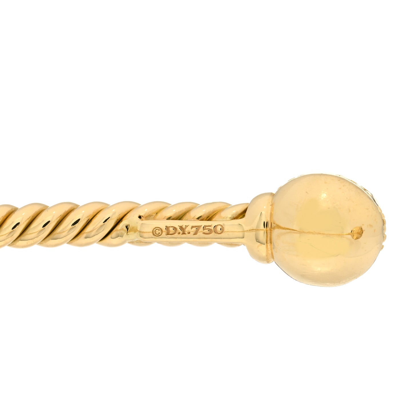 18K Yellow Gold Diamond 6mm Solari Bracelet
