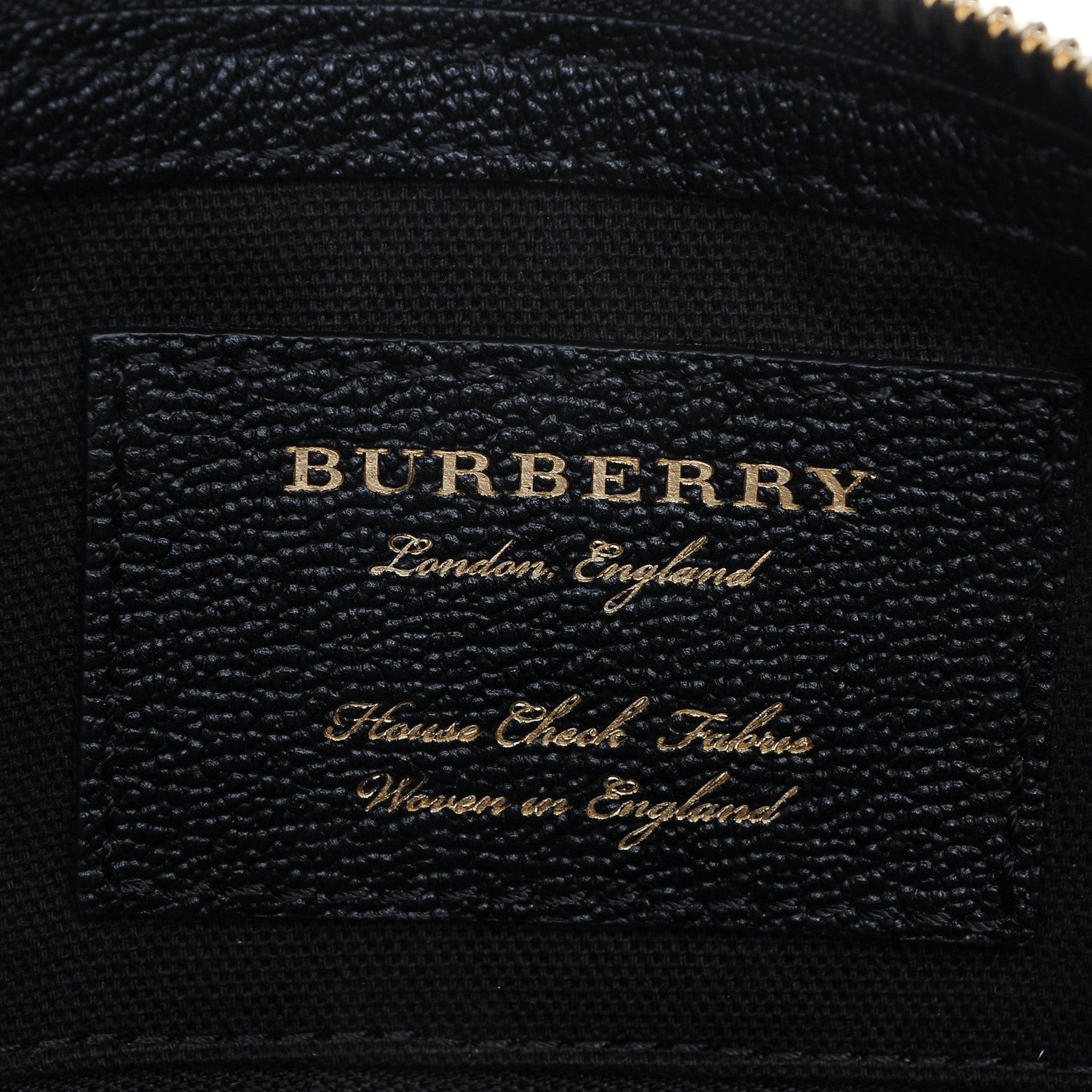 Burberry Soft Grain Calfskin House Check Small Helmsley Crossbody Black 6 of 7