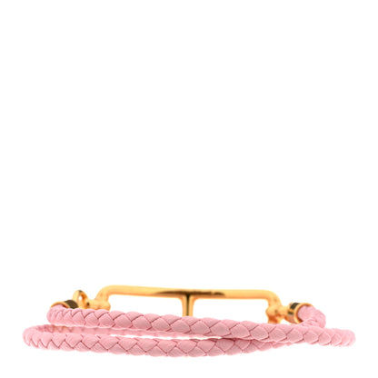 Hermes Swift Roulis Double Tour Bracelet Rose Sakura 3 of 4