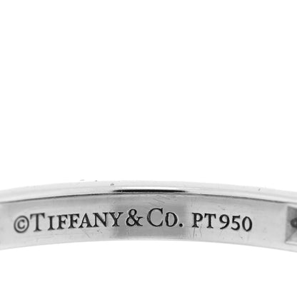 Tiffany Platinum Diamond Soleste Eternity Band Ring 50 5.25 4 of 5