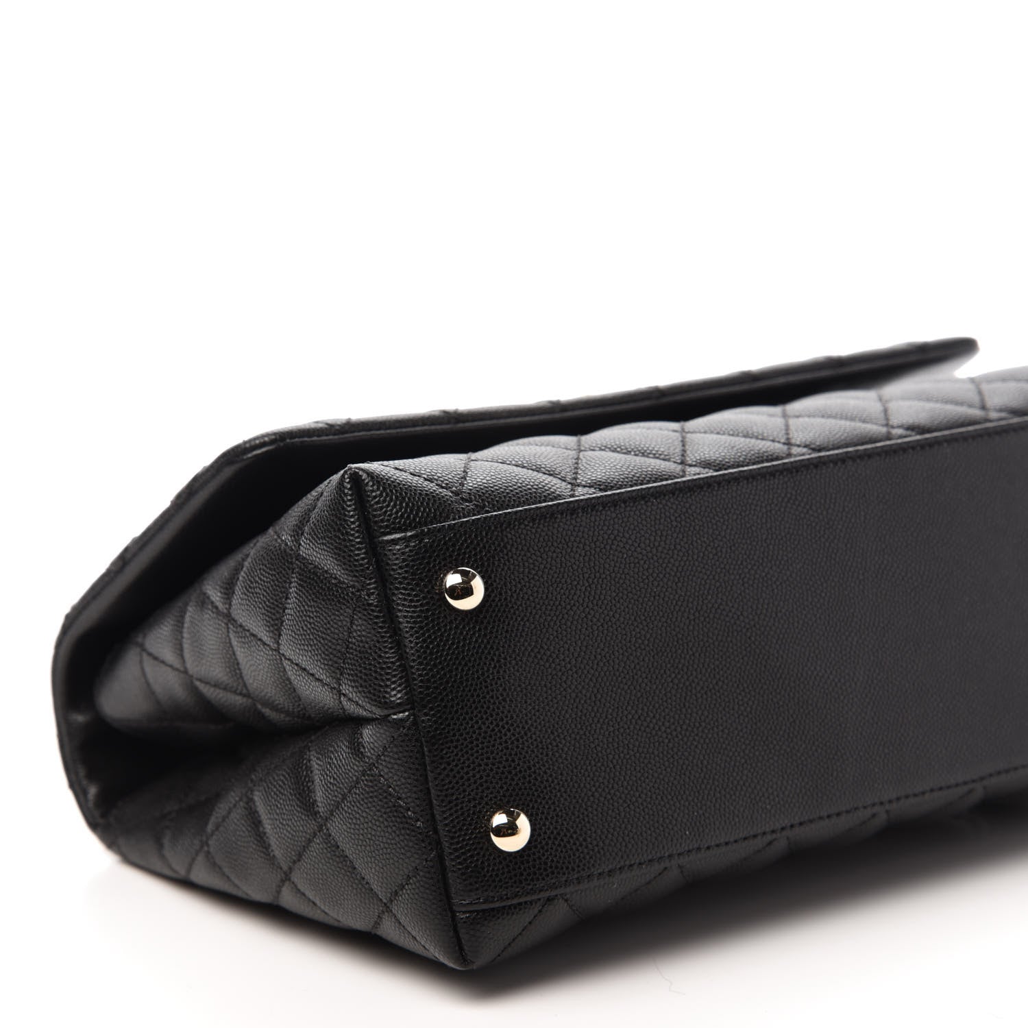 Chanel Caviar Quilted Small Coco Handle Flap Black 6 of 11