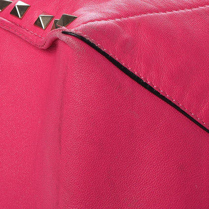 Valentino Garavani Nappa Medium Rockstud Soft Tote Pop Fuxia 18 of 23
