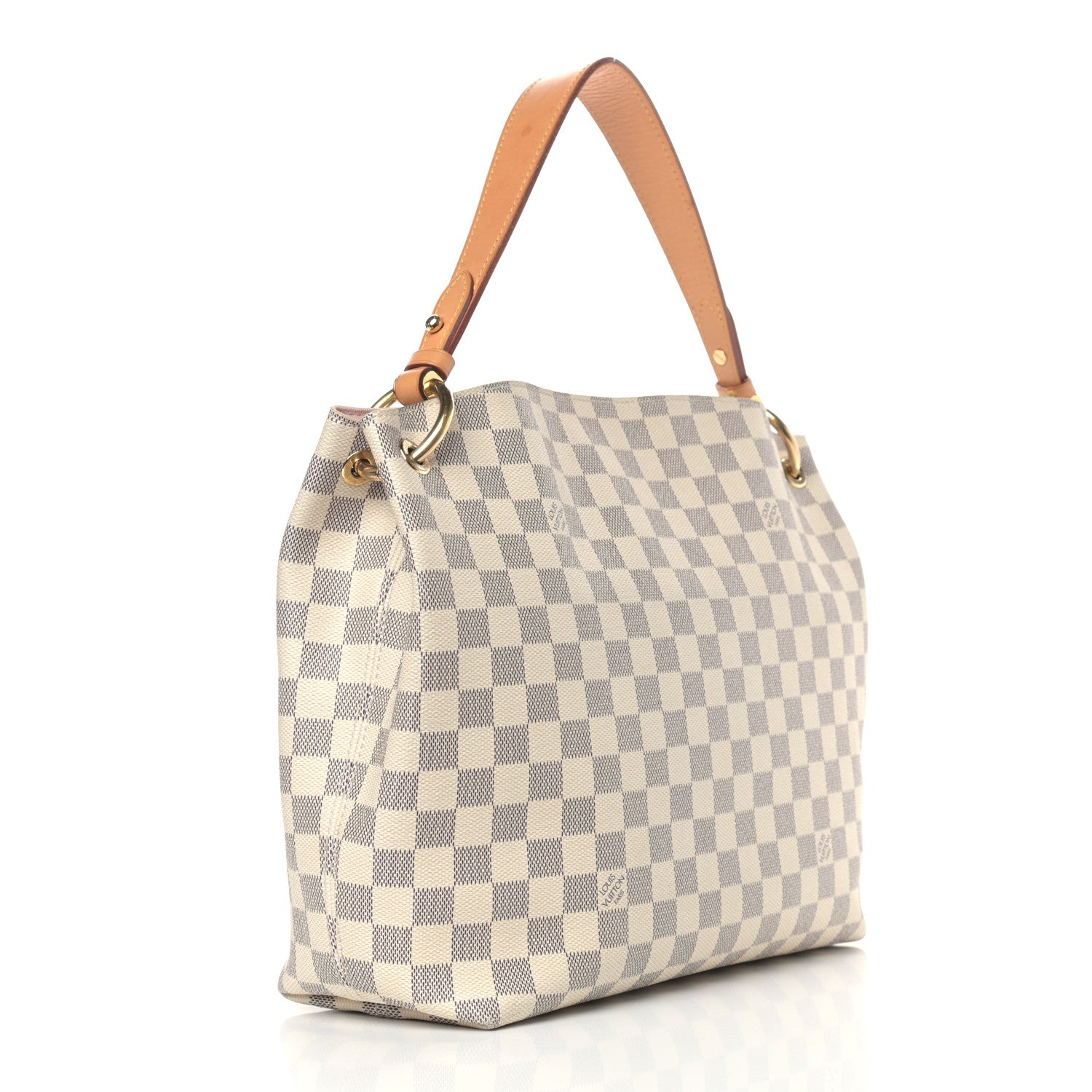 Louis Vuitton Damier Azur Graceful PM Rose Ballerine 2 of 13