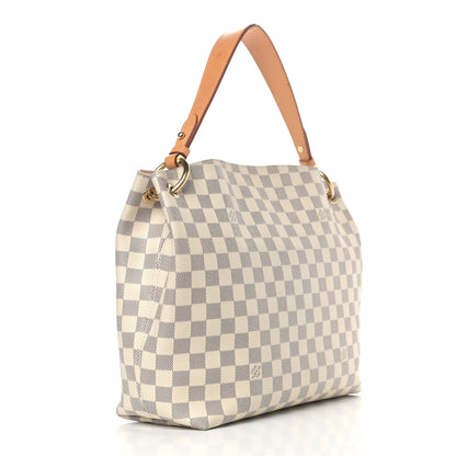 Louis Vuitton Damier Azur Graceful PM Rose Ballerine 2 of 13