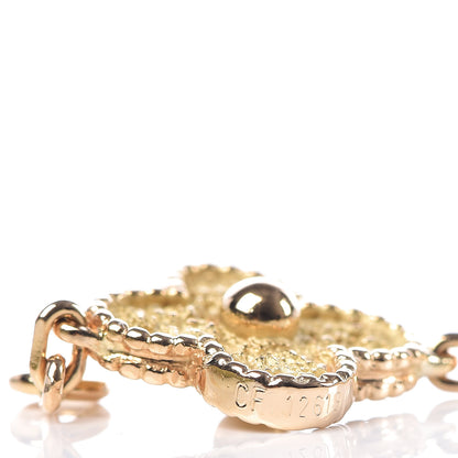 Van Cleef & Arpels 18K Yellow Gold 5 Motifs Vintage Alhambra Bracelet 4 of 5
