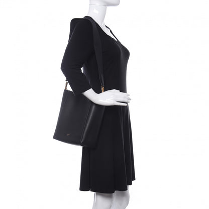 Celine Soft Grained Calfskin Small Sangle Bucket Bag Black 2 of 8