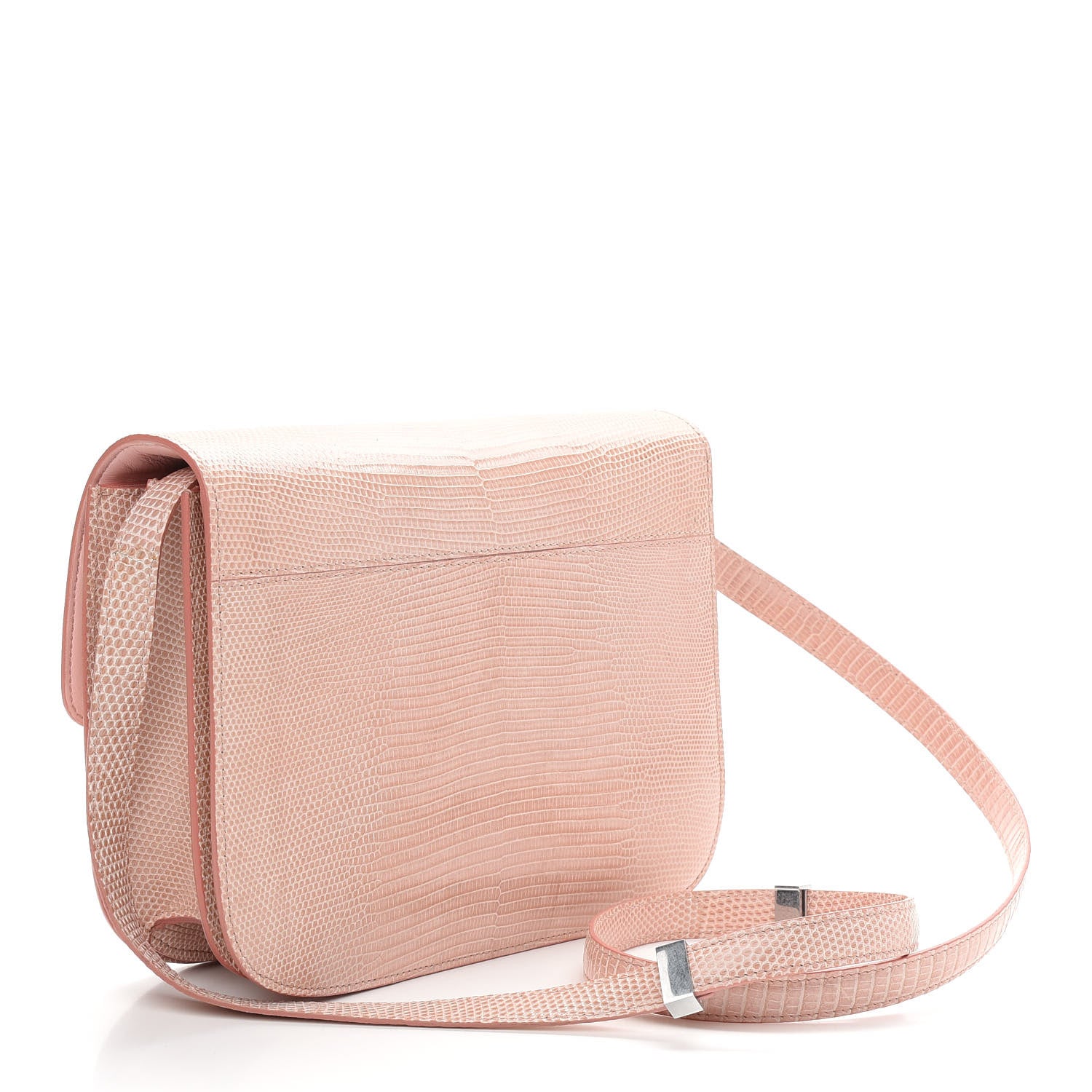 Celine Lizard Medium Classic Box Flap Bag Pink 3 of 8