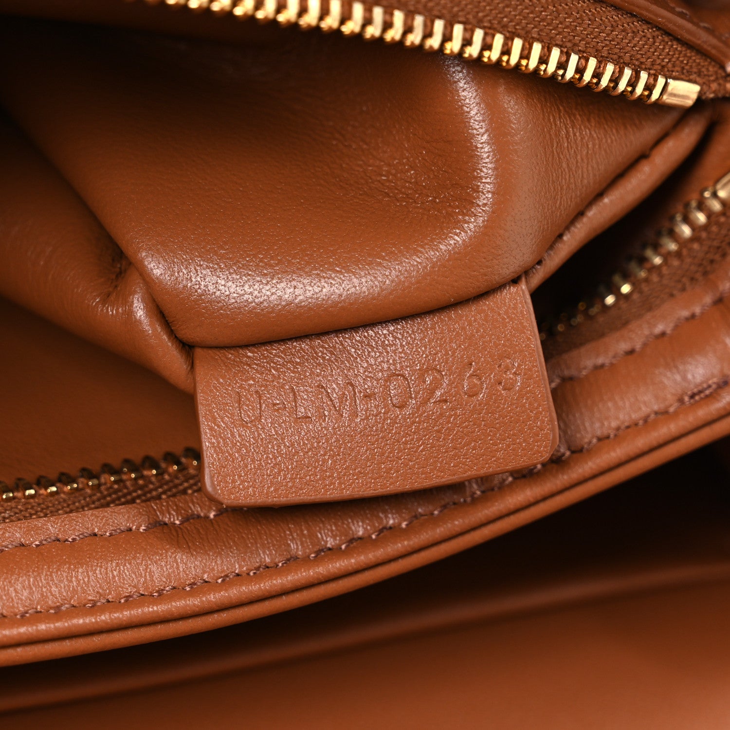 Celine Triomphe Canvas Calfskin Medium Triomphe Bag Tan 6 of 12