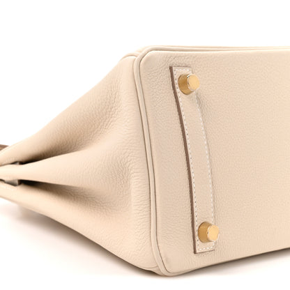 Hermes Togo Birkin 25 Craie 8 of 9