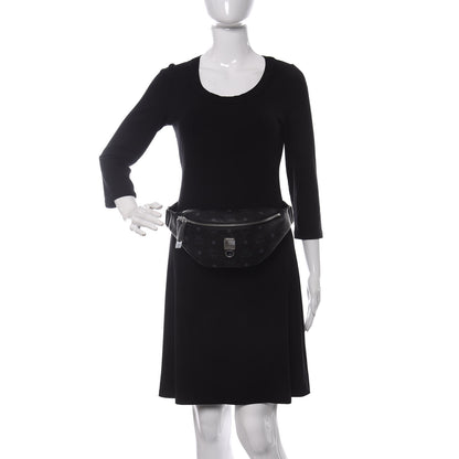 MCM Visetos Small Stark Belt Bag Black 2 of 10