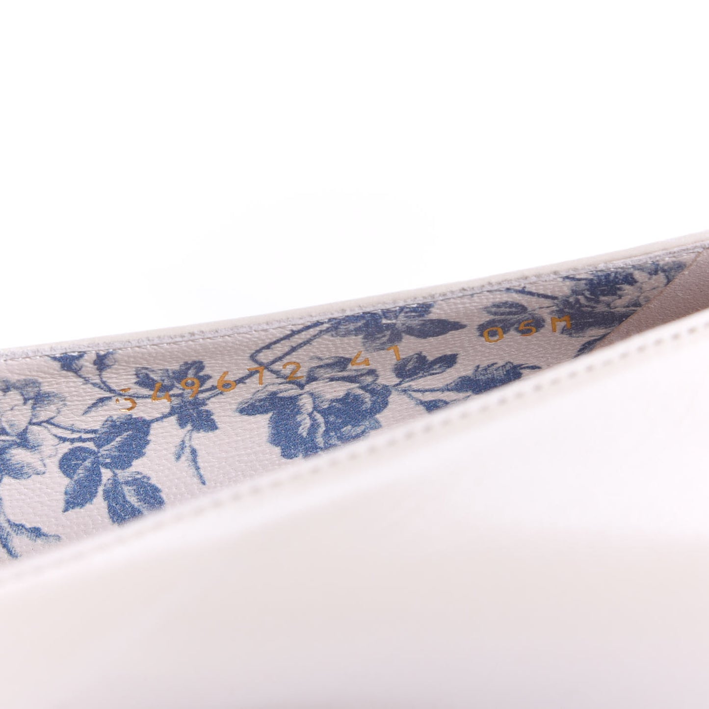 Malaga Kid GG Victoire 95mm Loafer Pumps 41 Vintage White