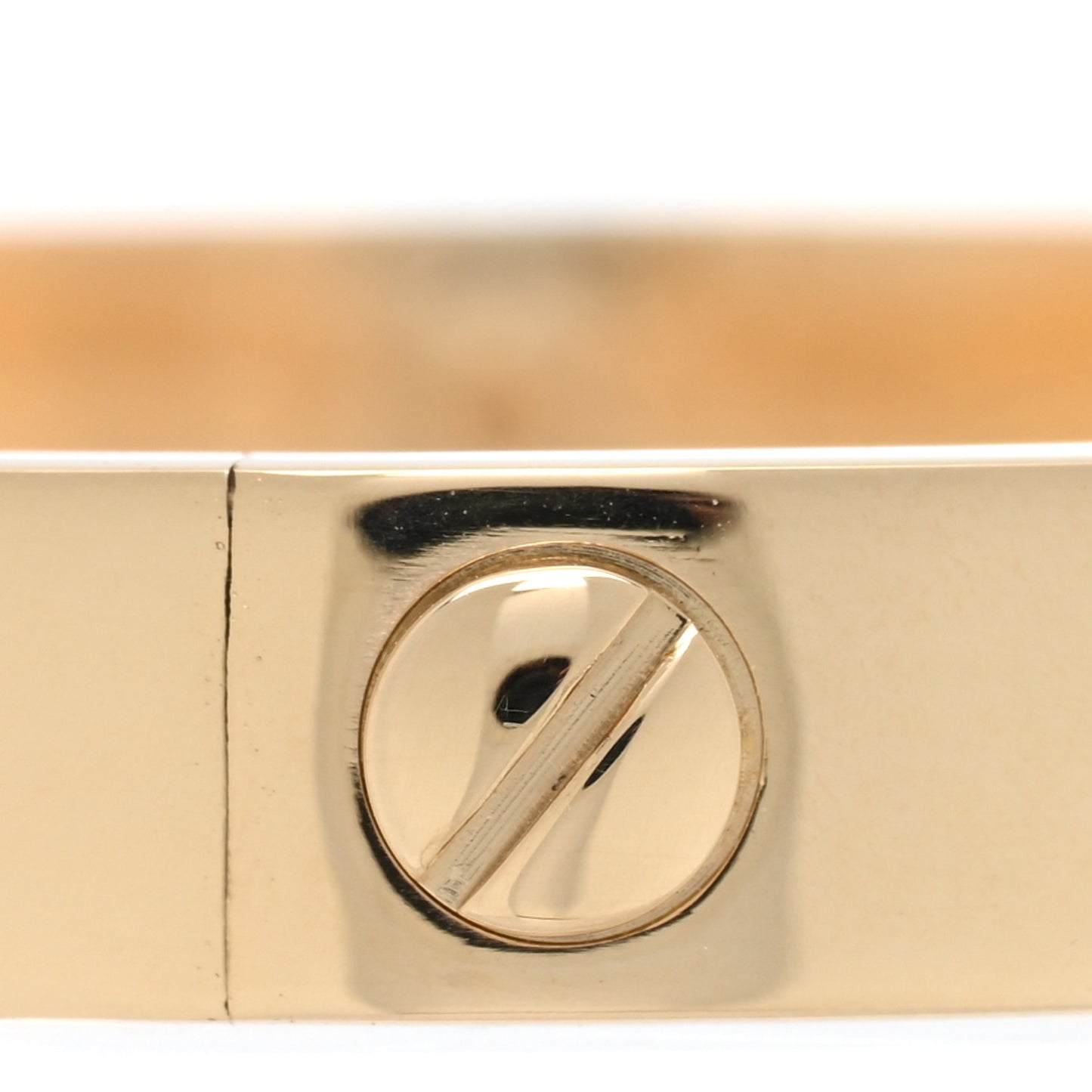 18K Yellow Gold 6 Diamond LOVE Bracelet 16