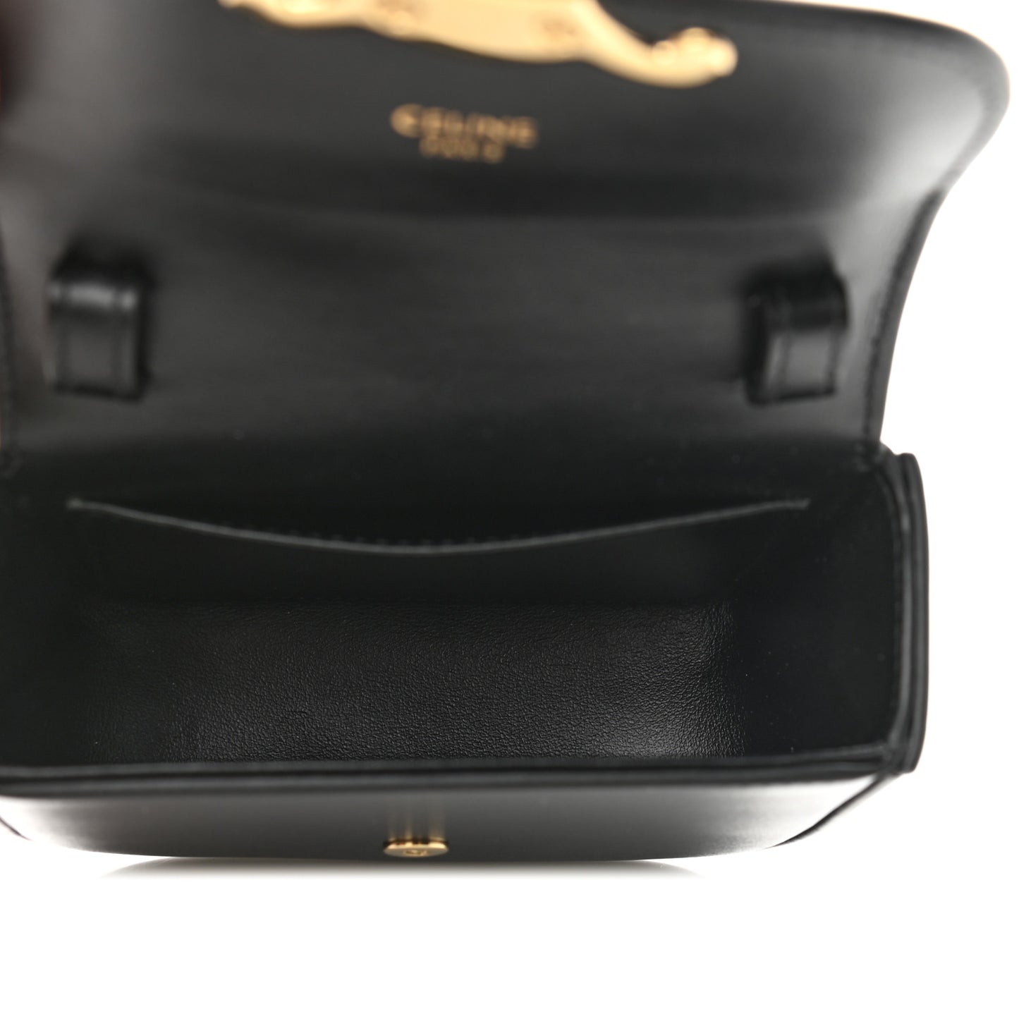 Shiny Calfskin Mini Triomphe Black