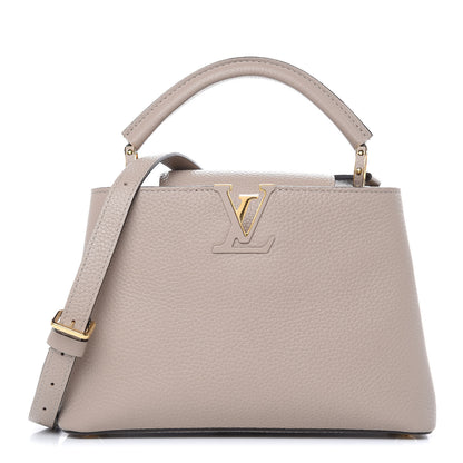 Louis Vuitton Taurillon Capucines BB Galet 1 of 10
