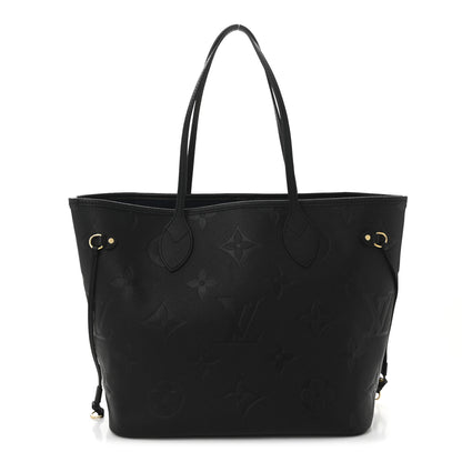 Louis Vuitton Empreinte Monogram Giant Neverfull MM Black 1 of 12