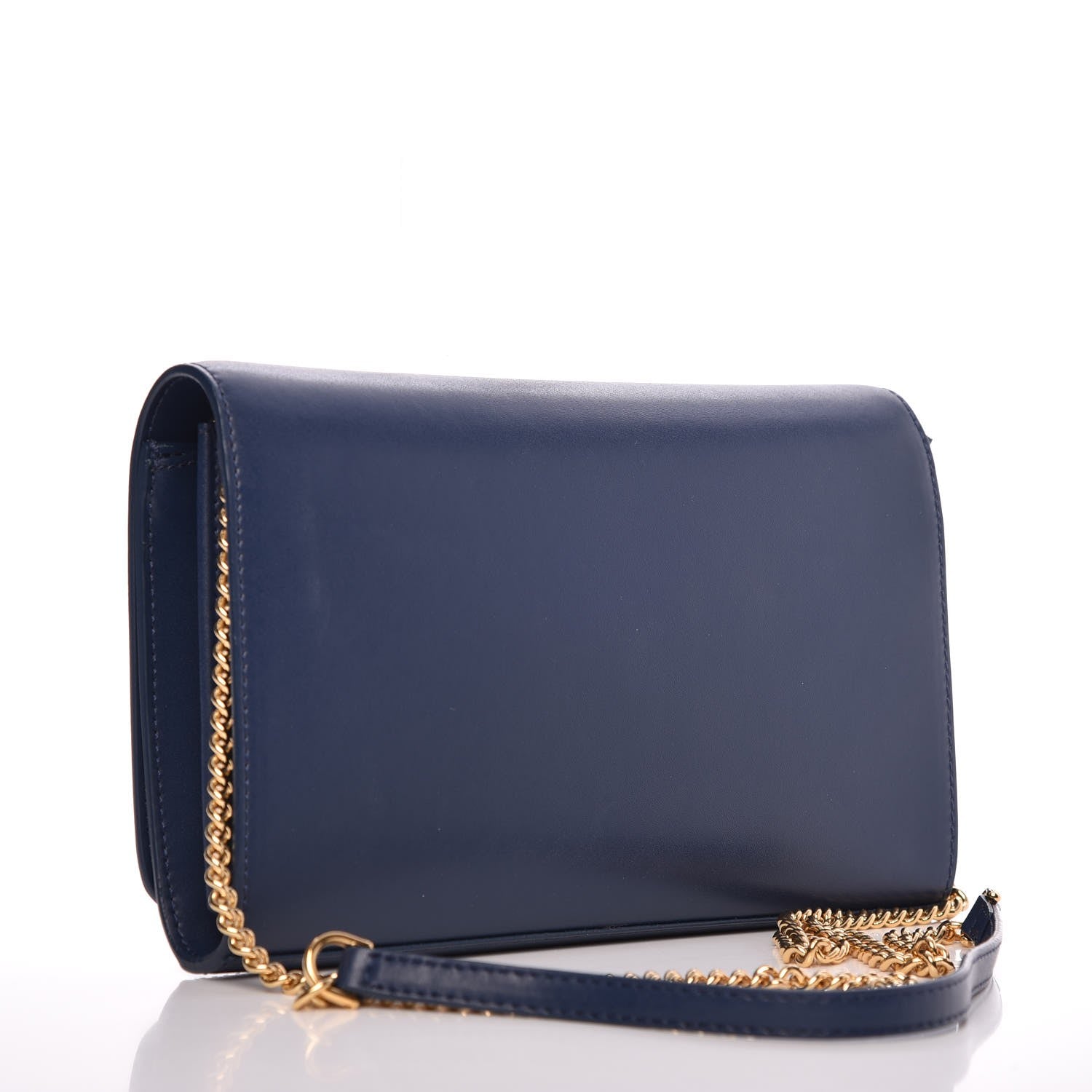 Fendi Vitello Liberty Lucido F is Fendi Wallet on Chain Blueberry 3 of 8
